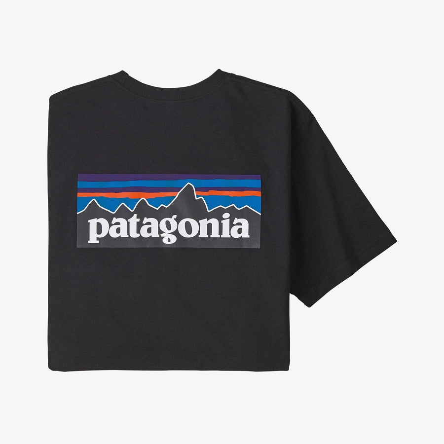 Patagonia P-6 Logo Responsibili-Tee | Black | Mens