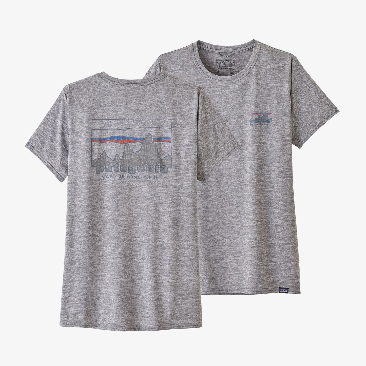 Patagonia Capilene Cool Daily Graphic Shirt | '73 Skyline: Feather Grey | Womens