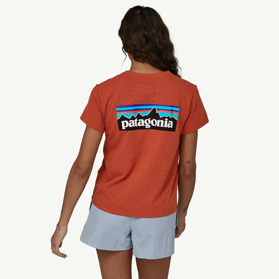 Patagonia P-6 Logo Responsibili-Tee | Quartz Coral | Womens