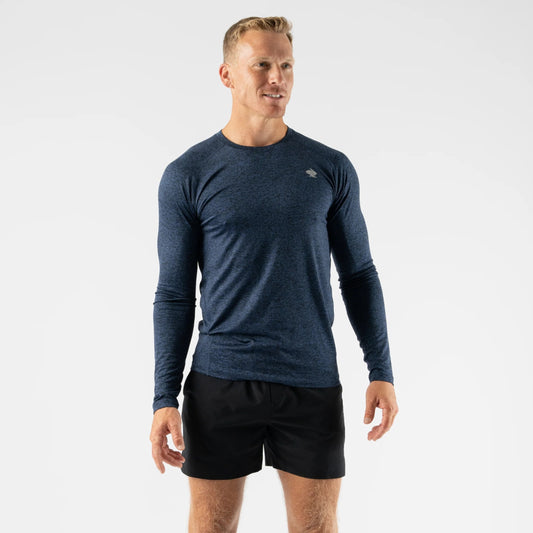 rabbit EZ Tee Long Sleeve | Eclipse Heather | Mens