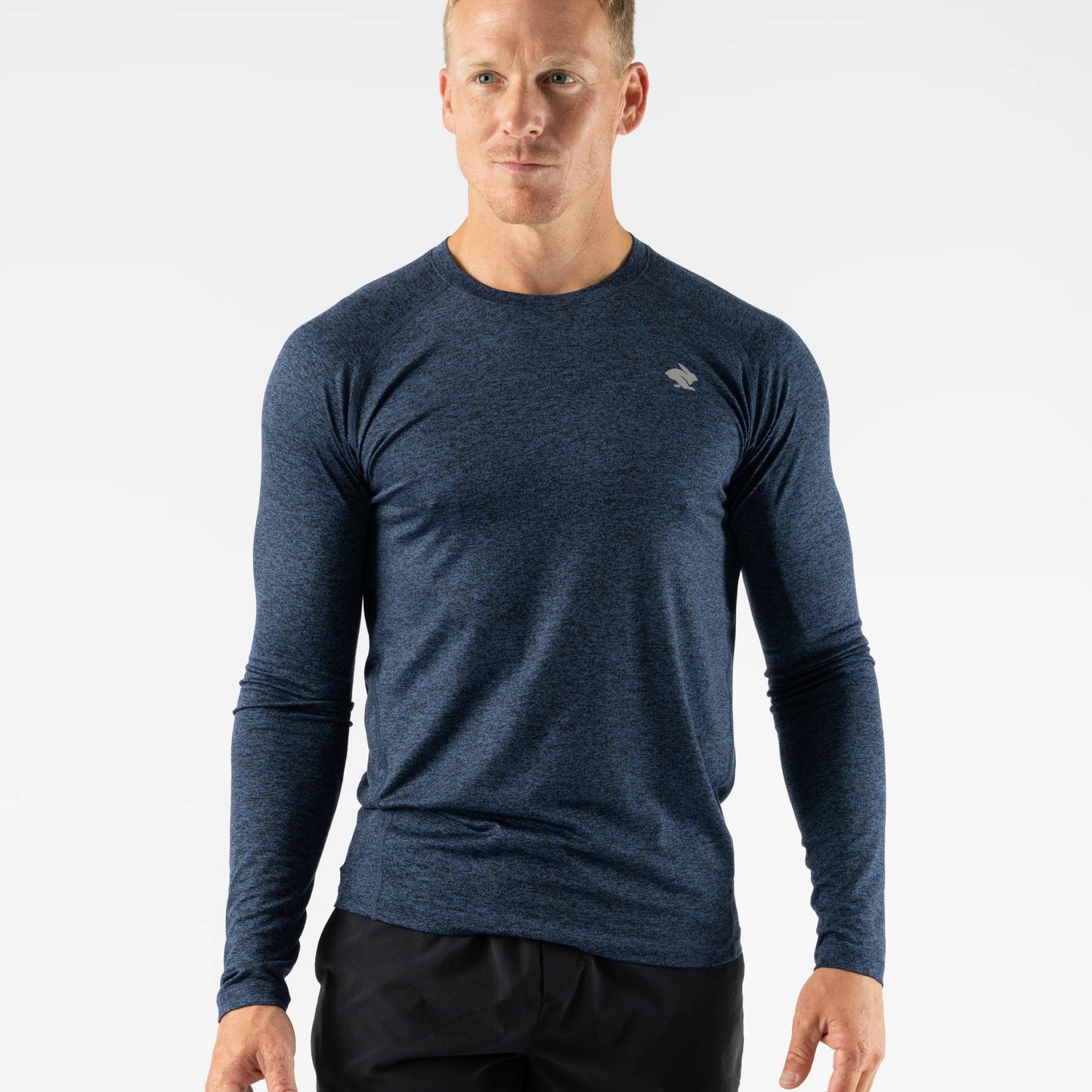 rabbit EZ Tee Long Sleeve | Eclipse Heather | Mens