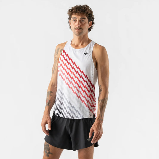 rabbit Go Time Tank | White Lightning | Mens