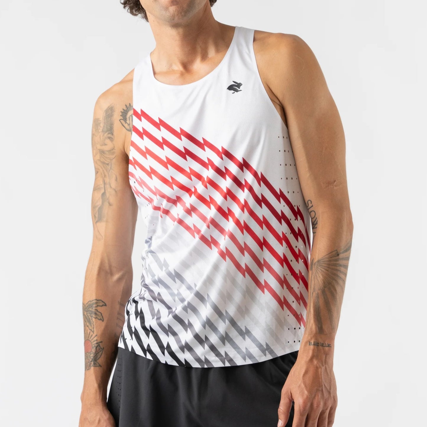 rabbit Go Time Tank | White Lightning | Mens