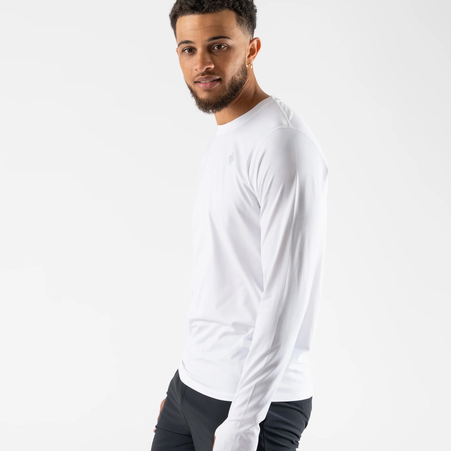 rabbit UPF Ice LS Tee | White | Mens