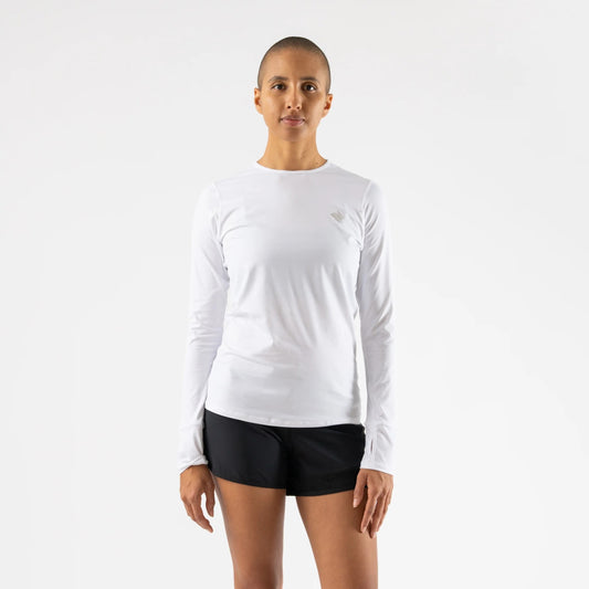 rabbit UPF Ice LS Tee | White | Womens