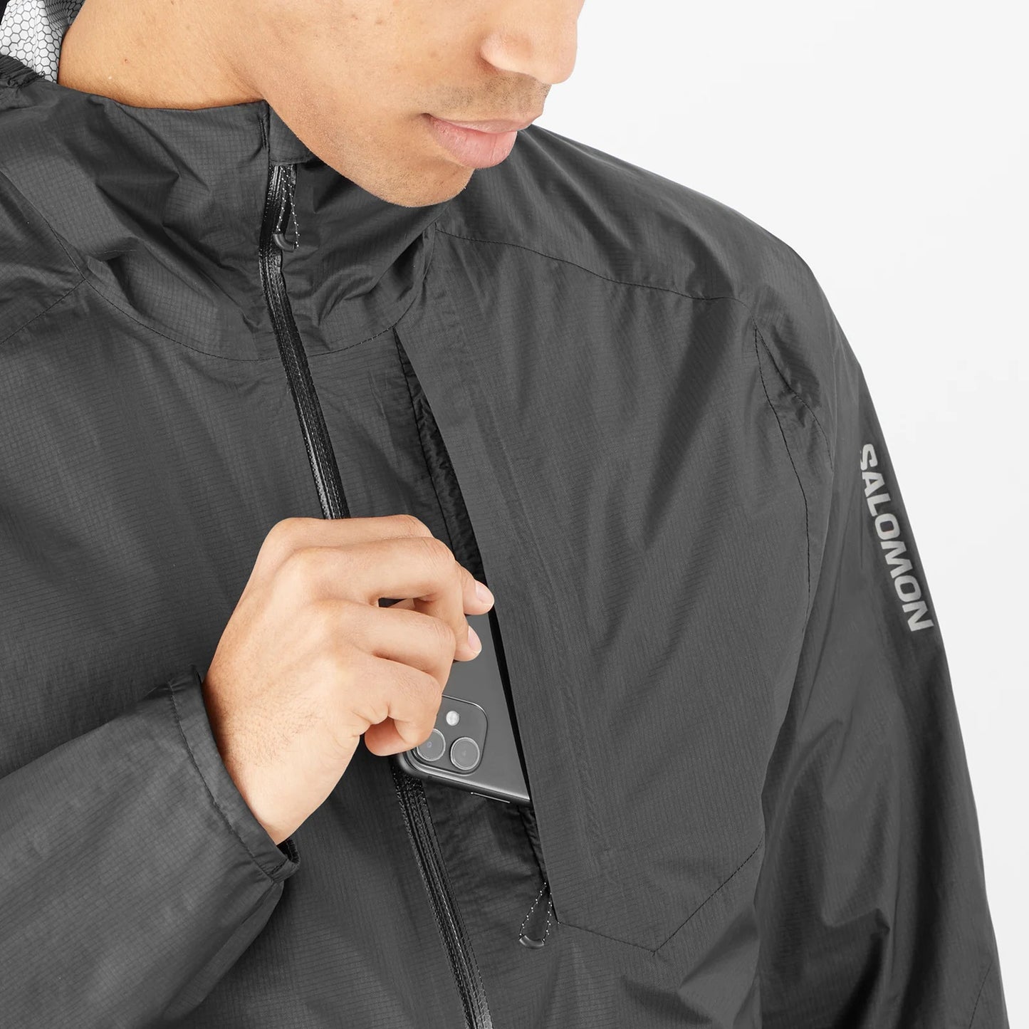 Salomon Bonatti Waterproof Jacket | Deep Black | Mens