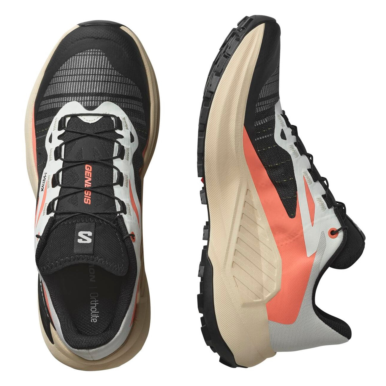 Salomon Genesis | Fusion Coral / Tender Peach / Black | Womens