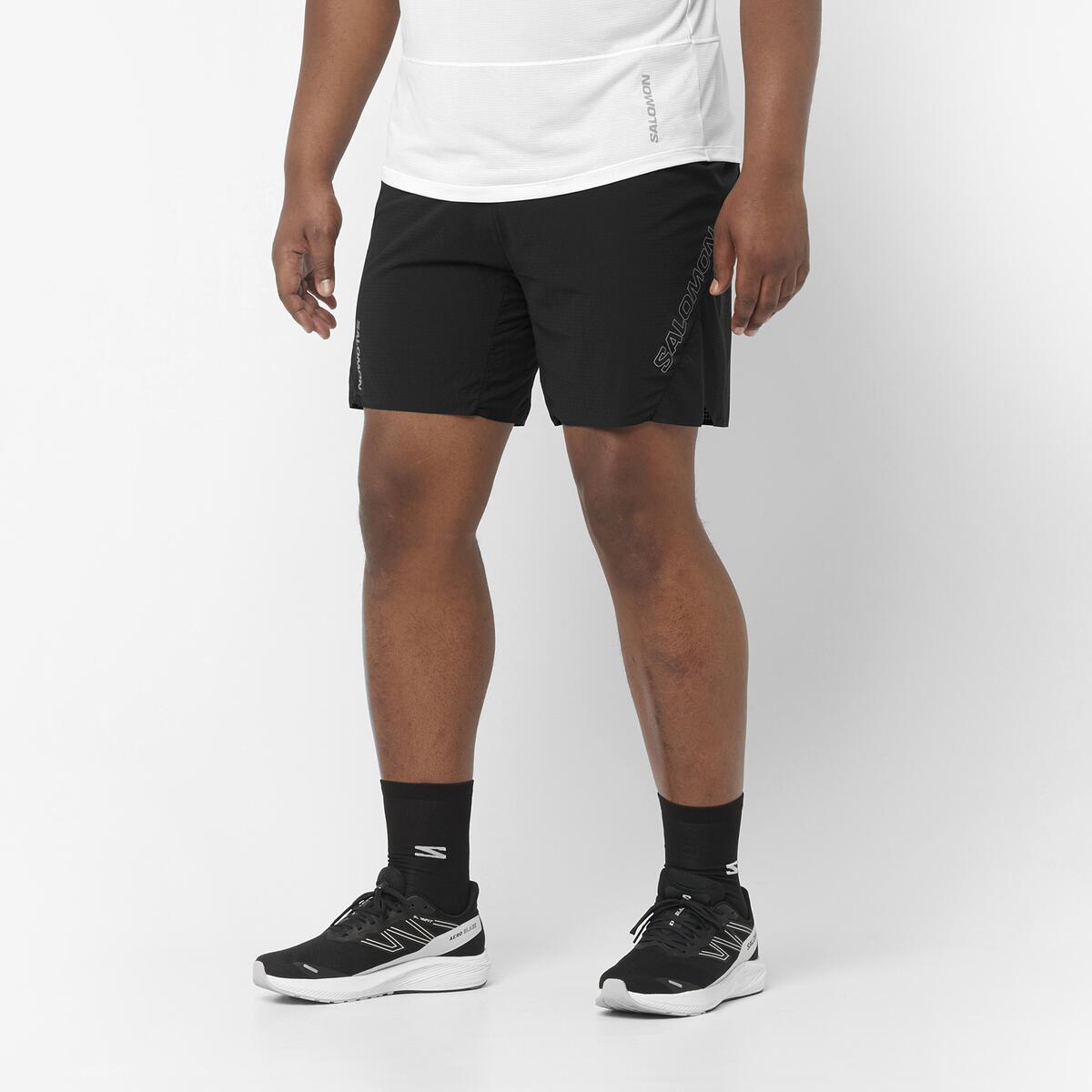 Salomon Sense Aero 7" Shorts | Deep Black | Mens