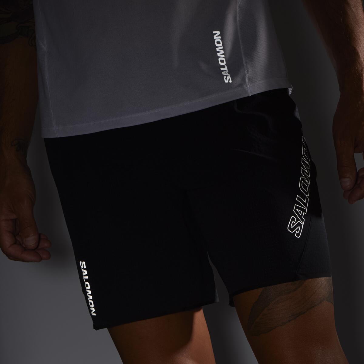 Salomon Sense Aero 7" Shorts | Deep Black | Mens