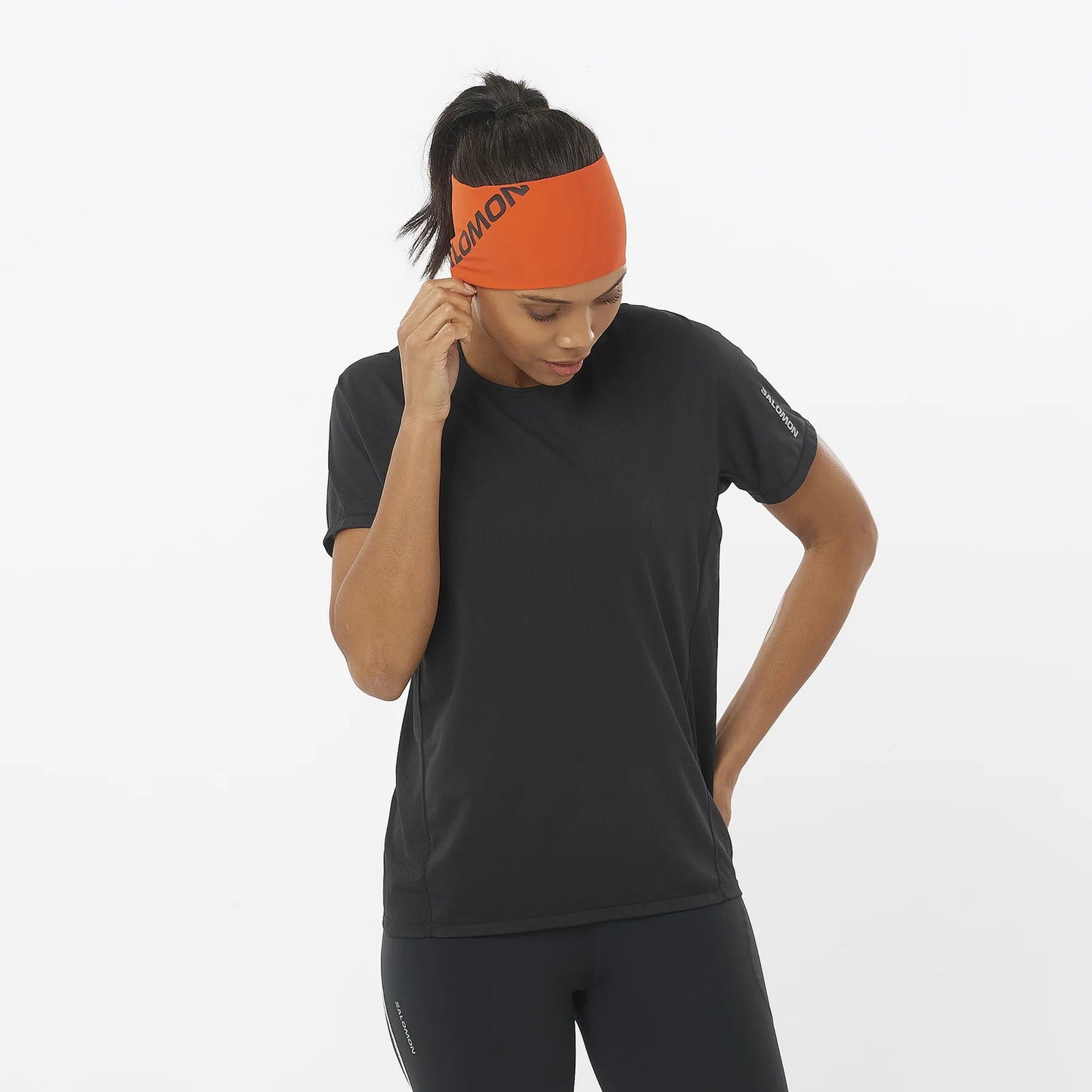 Salomon Sense Aero Tee | Deep Black | Womens