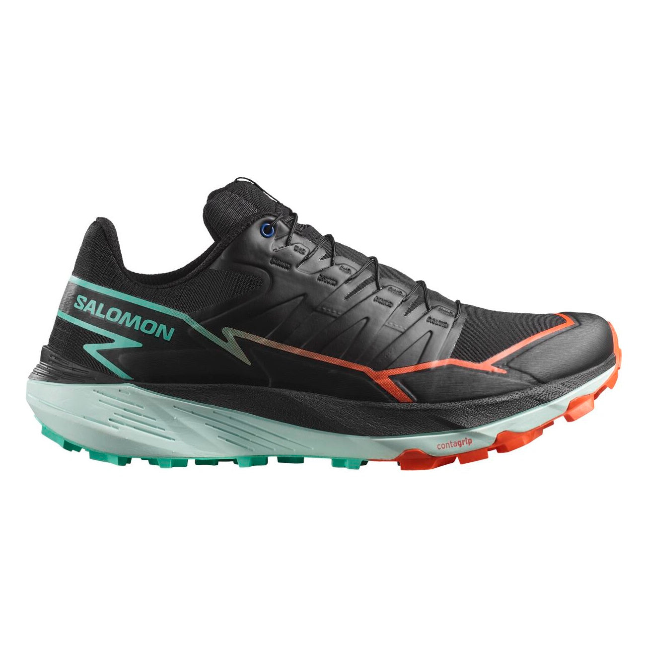 Salomon Thundercross | Black / Cherry Tomato / Electric Green | Mens