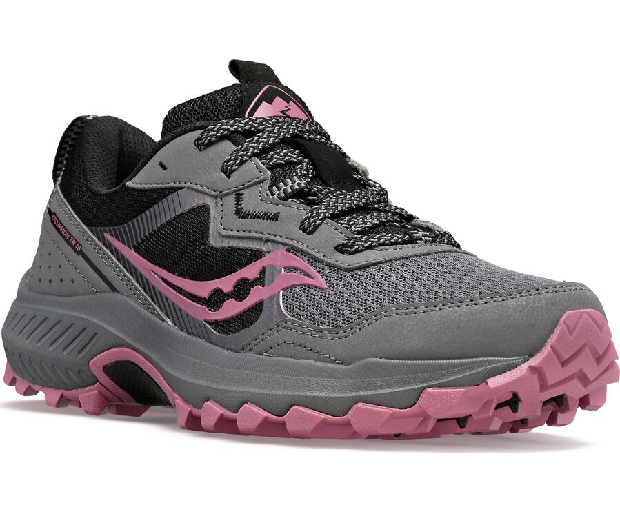 Saucony Excursion TR16 | Charcoal / Rose | Womens