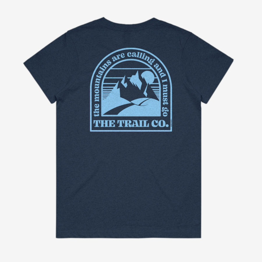 The Trail Co. Casual Tee | Mountains are Calling | Womens